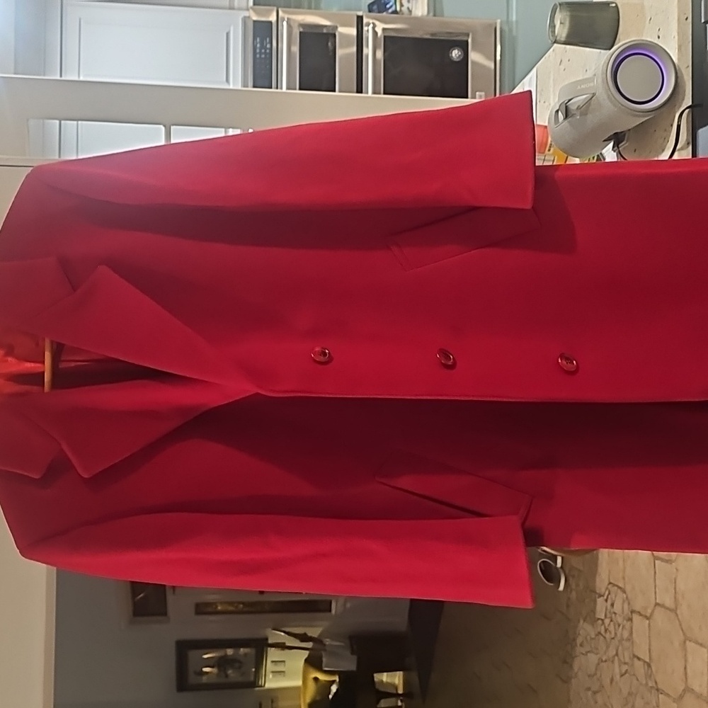 Stunning  Womens rich red coat by Hickeys
